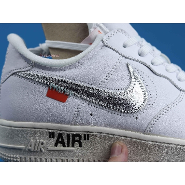 Off-White x Nike Air Force 1 Low ComplexCon Exclusive AO4297-100 White/Metallic Silver-Sail Sneakers