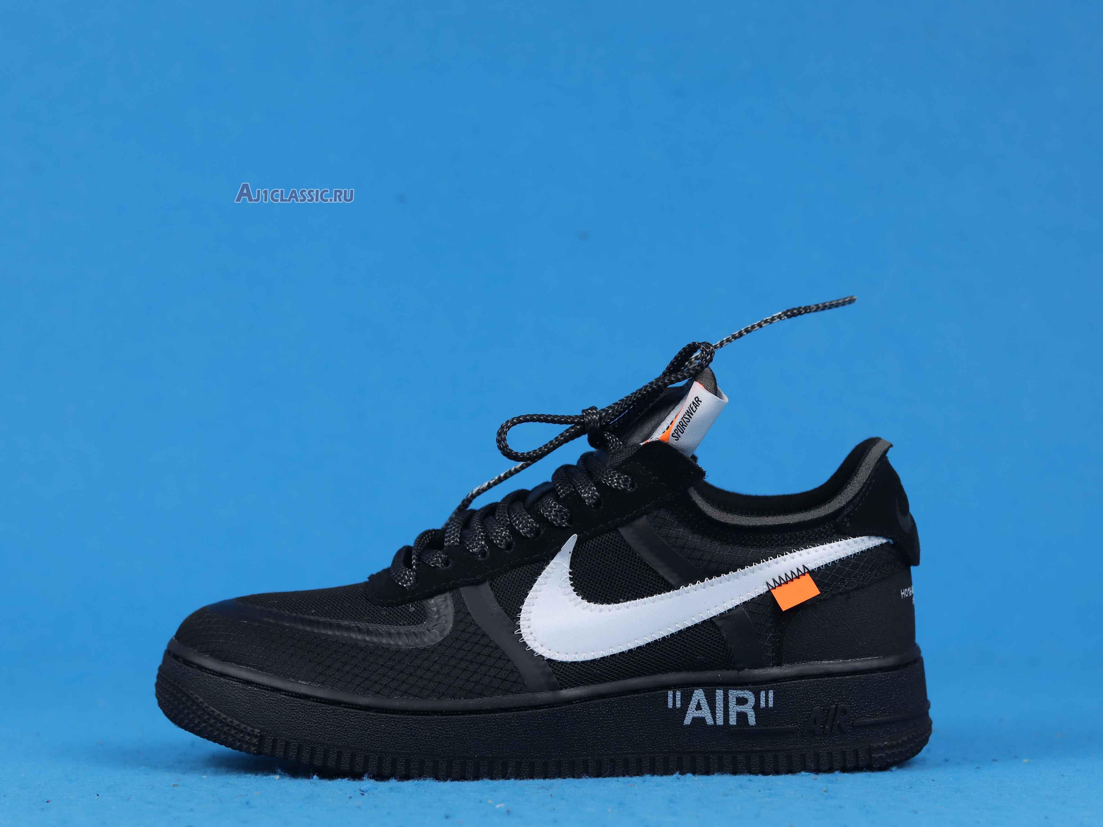 New Off-White x Nike Air Force 1 Low "Black" AO4606-001 Shoes