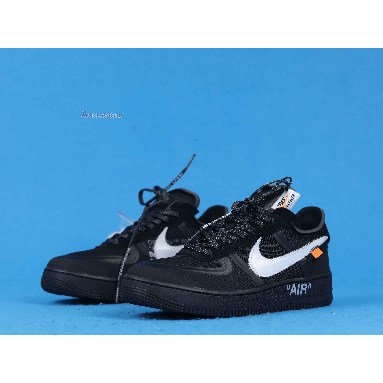 Off-White x Nike Air Force 1 Low Black AO4606-001 Black/White-Cone-Black Mens Womens Shoes