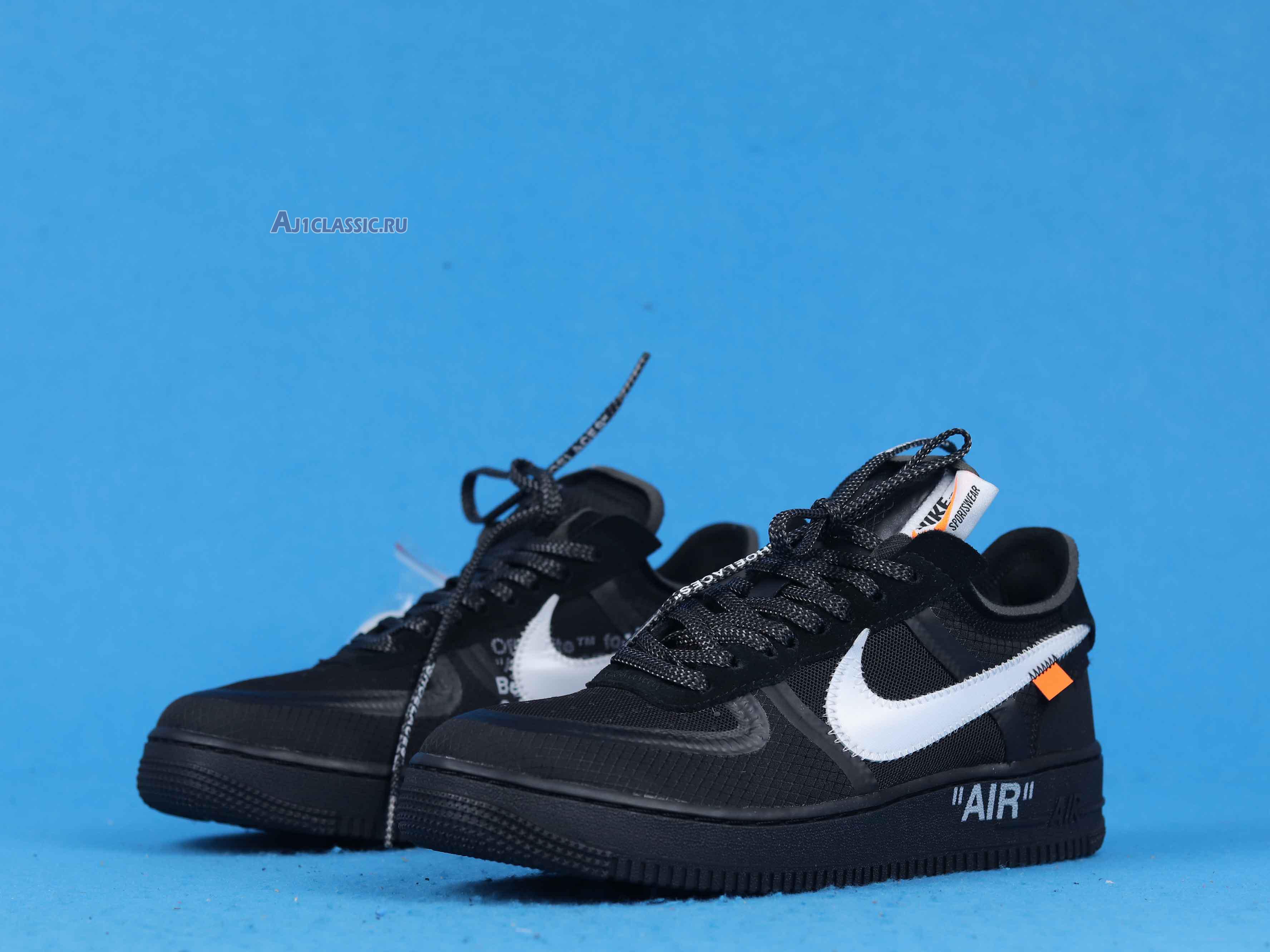 New Off-White x Nike Air Force 1 Low "Black" AO4606-001 Shoes