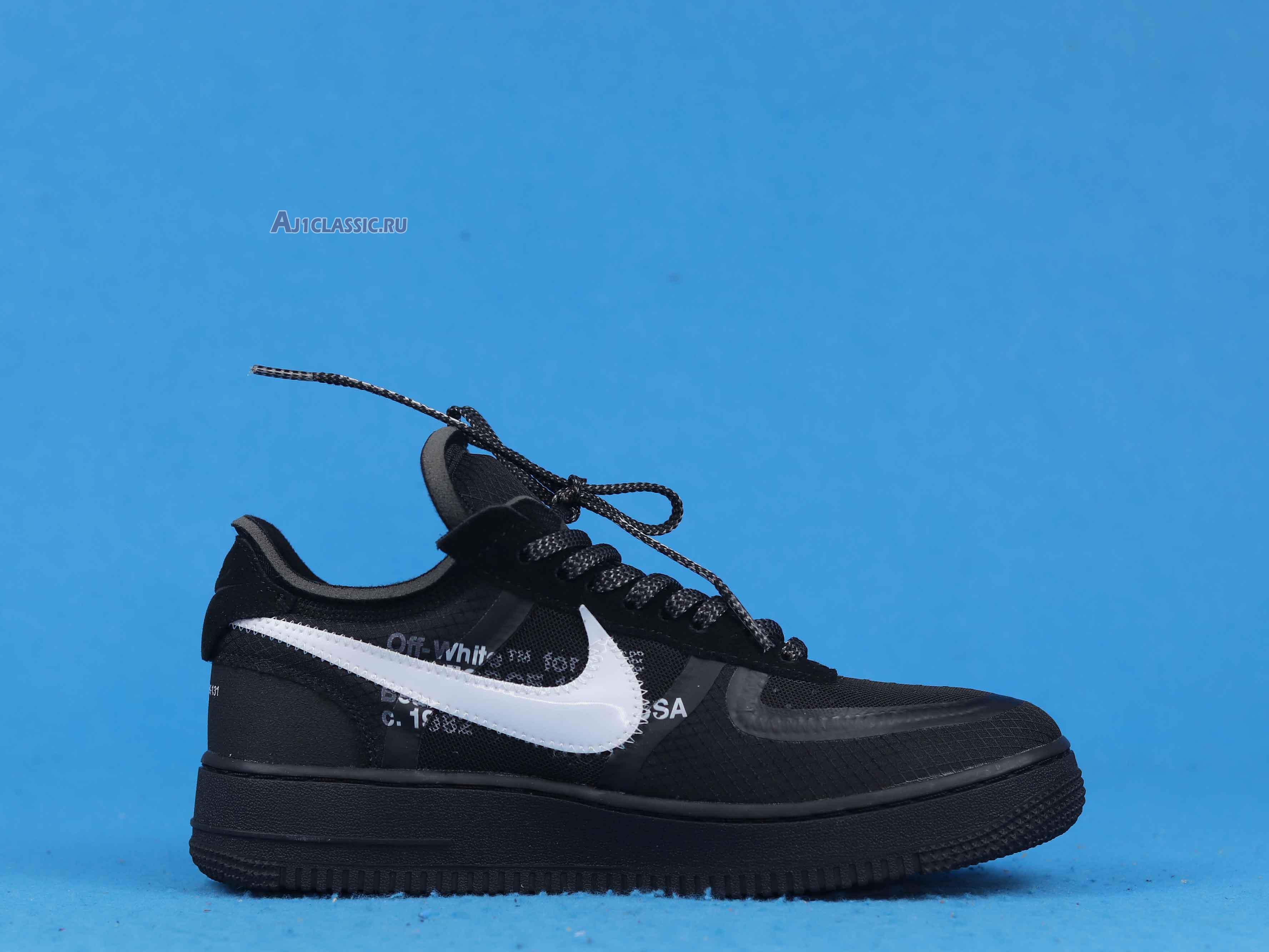 New Off-White x Nike Air Force 1 Low "Black" AO4606-001 Shoes