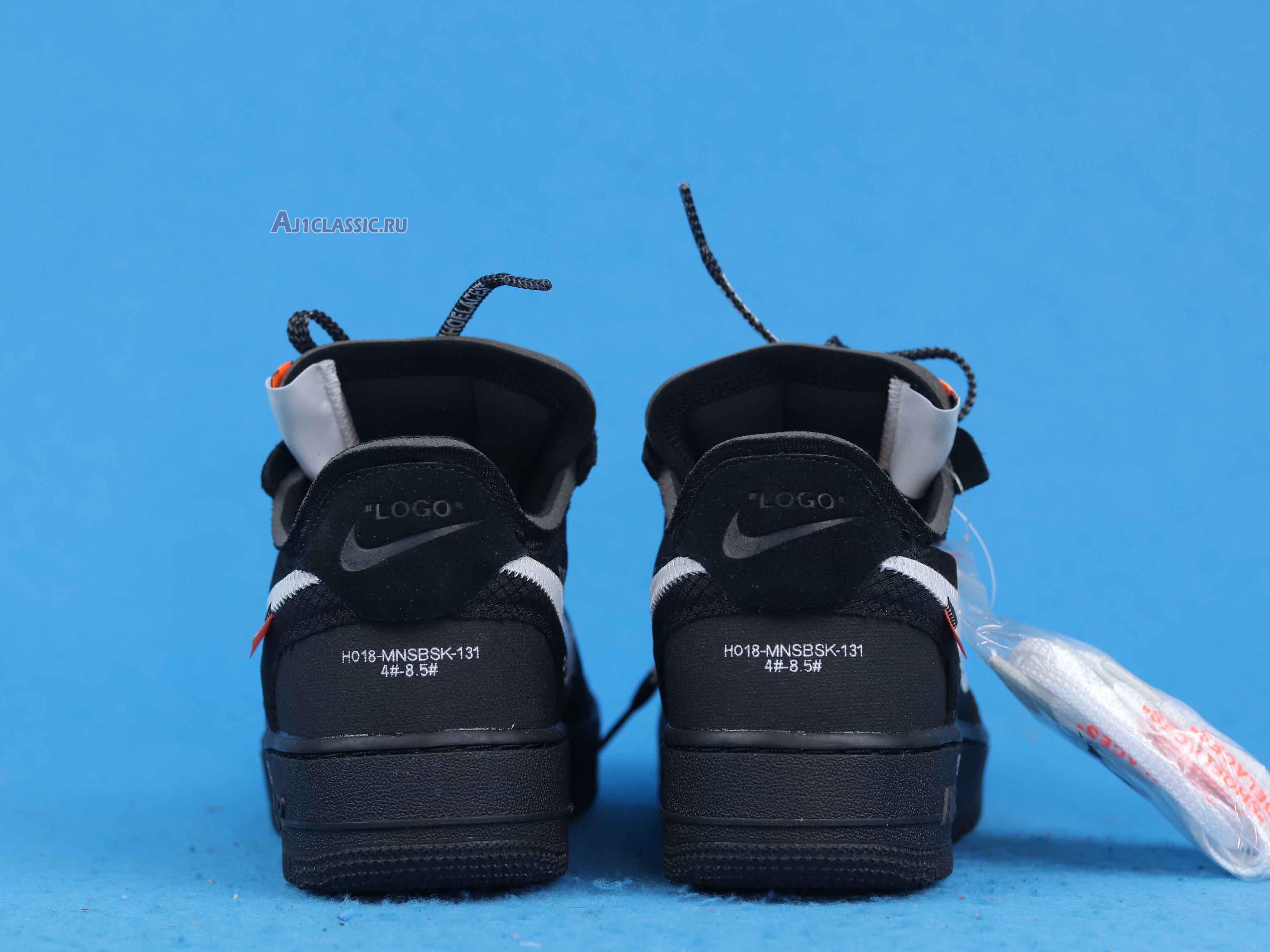 New Off-White x Nike Air Force 1 Low "Black" AO4606-001 Shoes