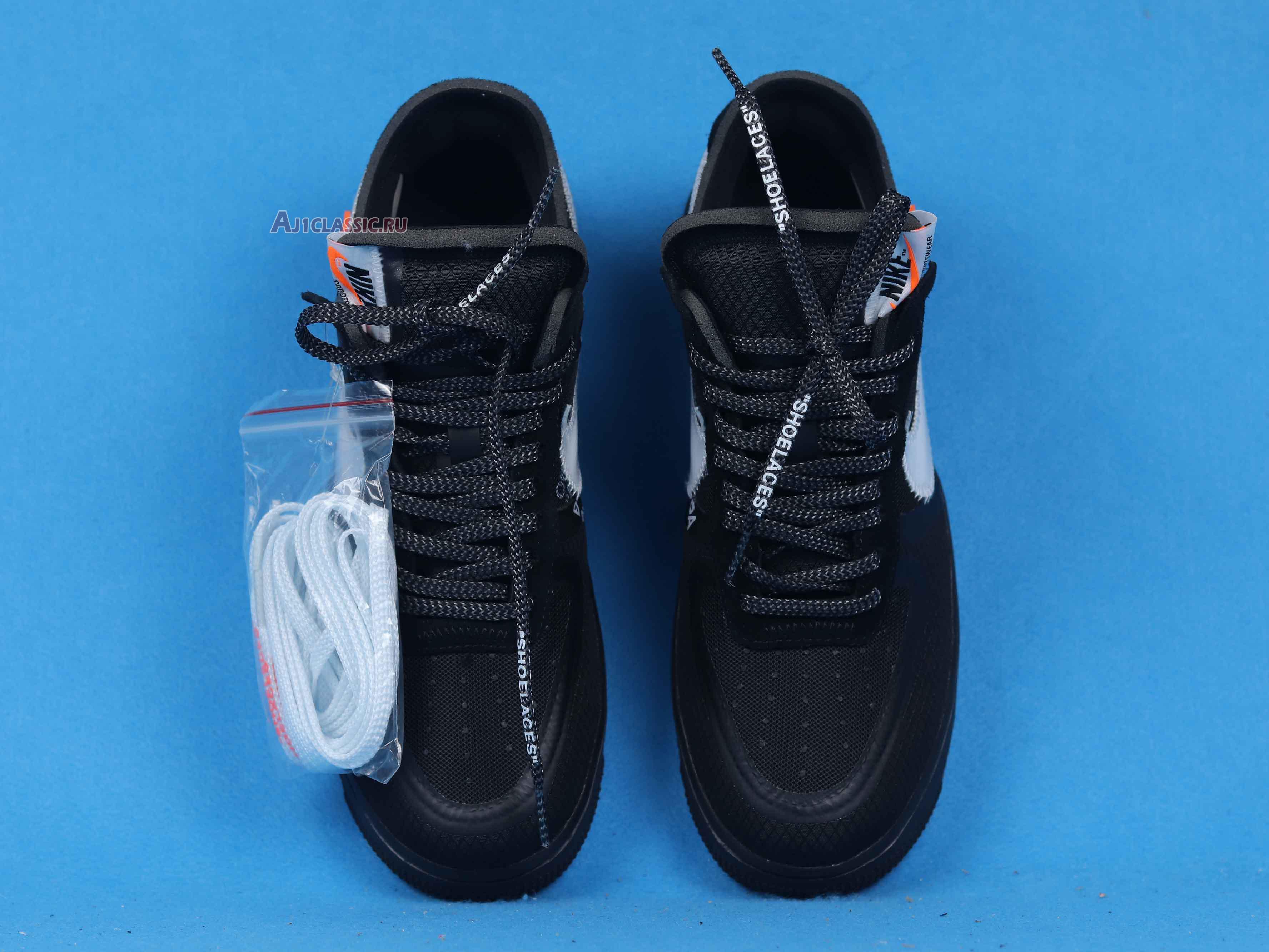 New Off-White x Nike Air Force 1 Low "Black" AO4606-001 Shoes