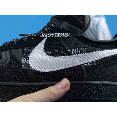 Off-White x Nike Air Force 1 Low Black AO4606-001 Black/White-Cone-Black Mens Womens Shoes