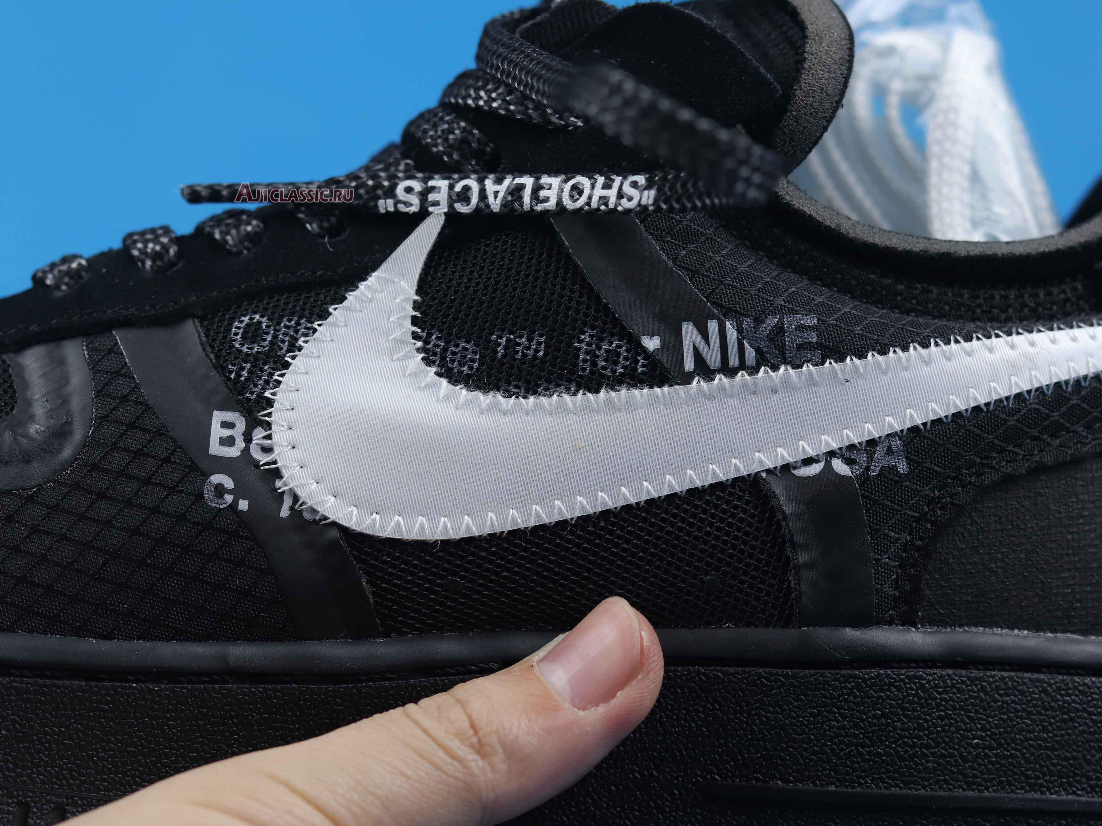 New Off-White x Nike Air Force 1 Low "Black" AO4606-001 Shoes