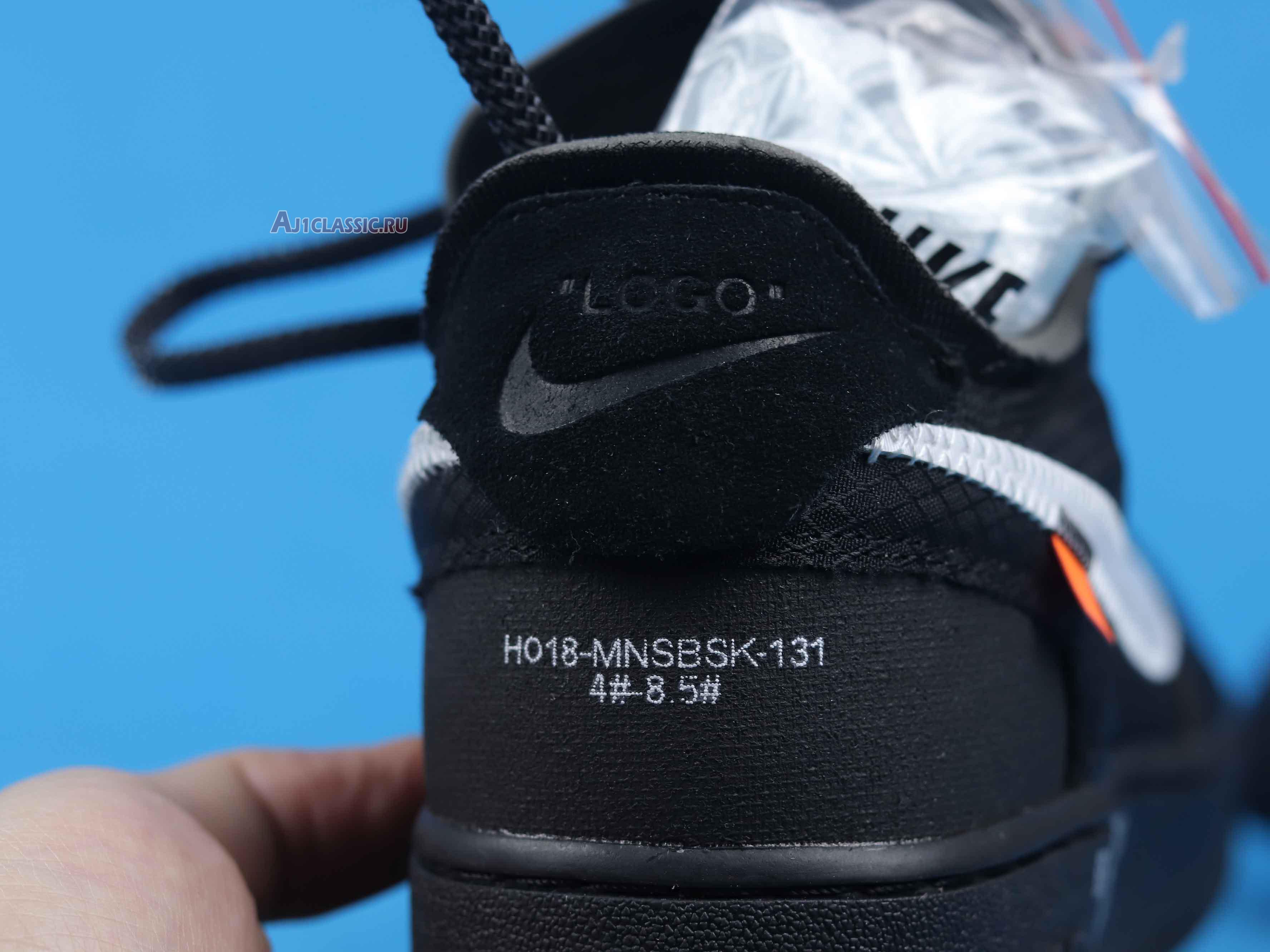 New Off-White x Nike Air Force 1 Low "Black" AO4606-001 Shoes