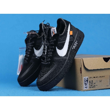 Off-White x Nike Air Force 1 Low Black AO4606-001 Black/White-Cone-Black Sneakers