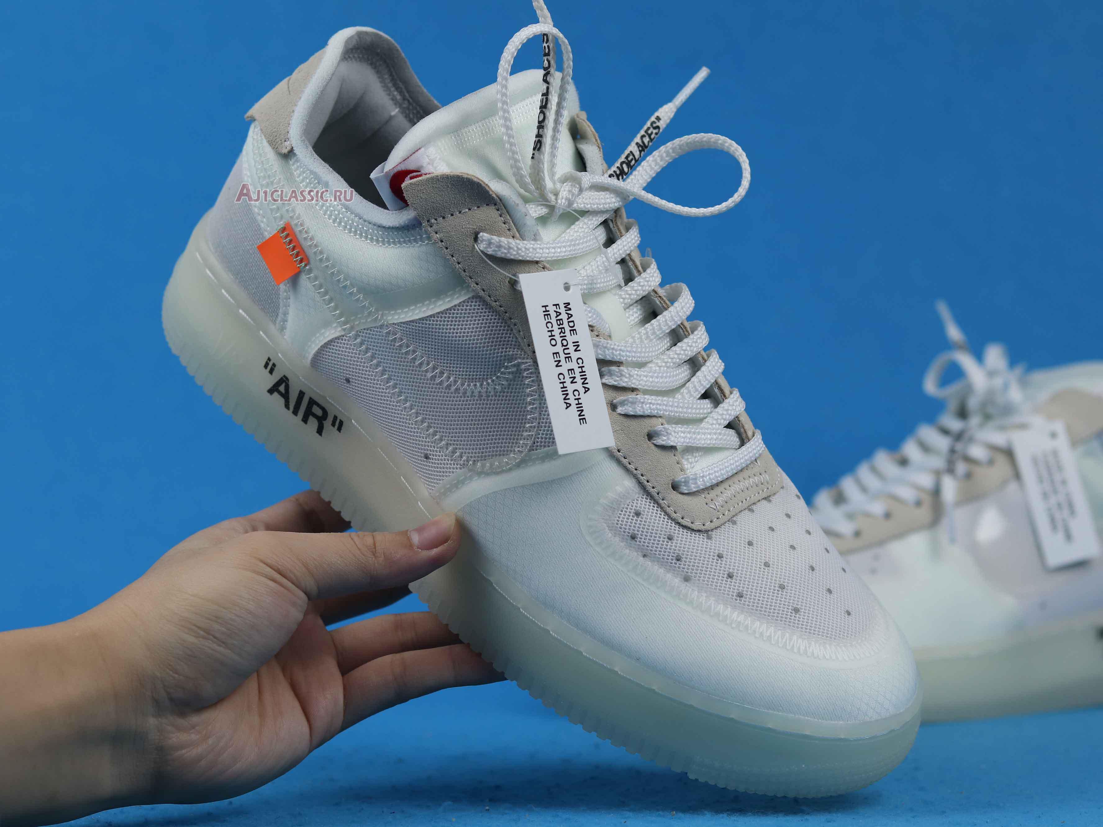 New Off-White x Nike Air Force 1 Low "The Ten" AO4606-100 Shoes