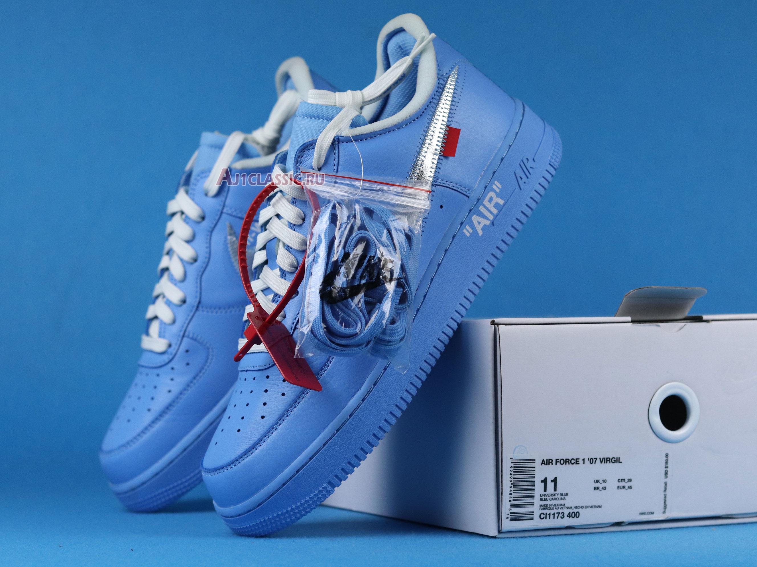 New Off-White x Nike Air Force 1 Low 07 "MCA" CI1173-400 Shoes