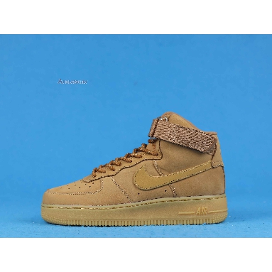 Nike Air Force 1 High Flax 2019 CJ9178-200 Flax/Wheat-Gum Light Brown-Black Sneakers