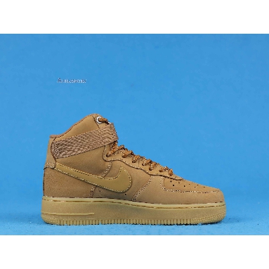 Nike Air Force 1 High Flax 2019 CJ9178-200 Flax/Wheat-Gum Light Brown-Black Mens Womens Shoes