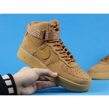 Nike Air Force 1 High Flax 2019 CJ9178-200 Flax/Wheat-Gum Light Brown-Black Mens Womens Shoes