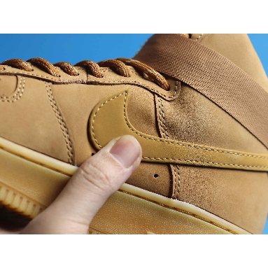 Nike Air Force 1 High Flax 2019 CJ9178-200 Flax/Wheat-Gum Light Brown-Black Mens Womens Shoes