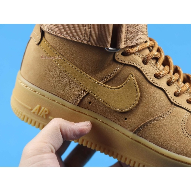 Nike Air Force 1 High Flax 2019 CJ9178-200 Flax/Wheat-Gum Light Brown-Black Mens Womens Shoes