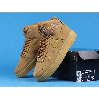 Nike Air Force 1 High Flax 2019 CJ9178-200 Flax/Wheat-Gum Light Brown-Black Sneakers