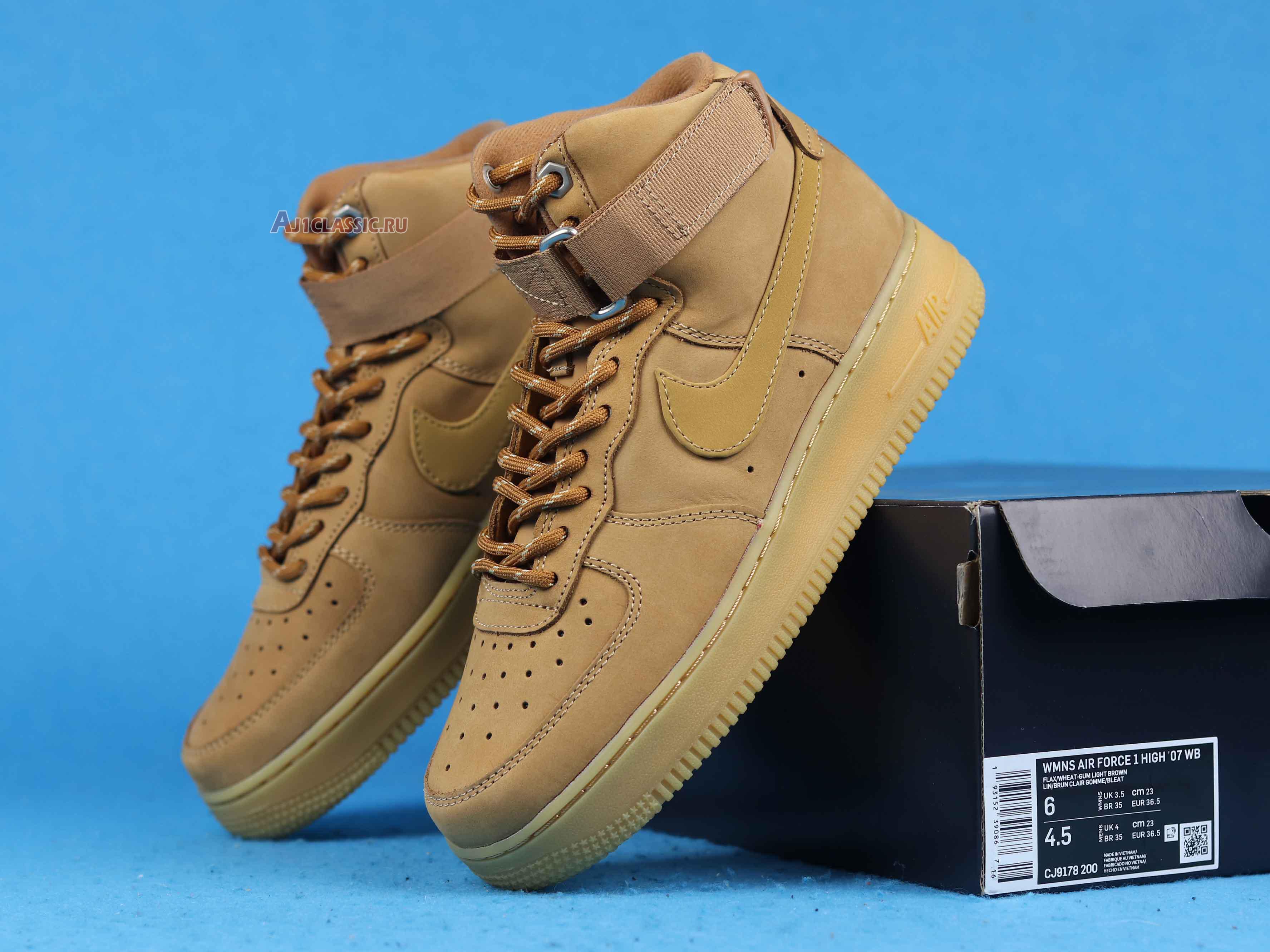 New Nike Air Force 1 High "Flax" 2019 CJ9178-200 Shoes