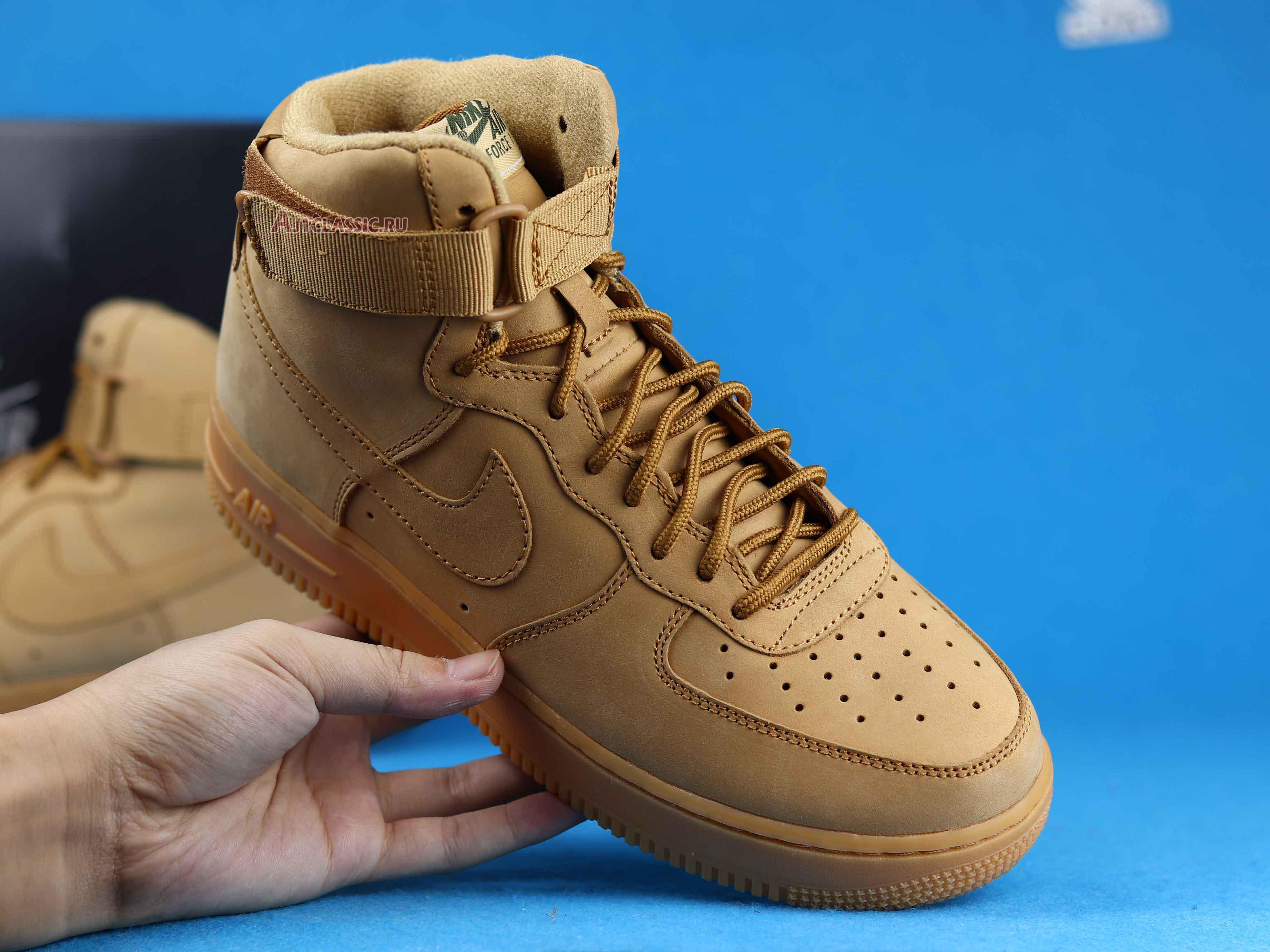 New Nike Air Force 1 High 07 LV8 WB "Flax" 882096-200 Shoes