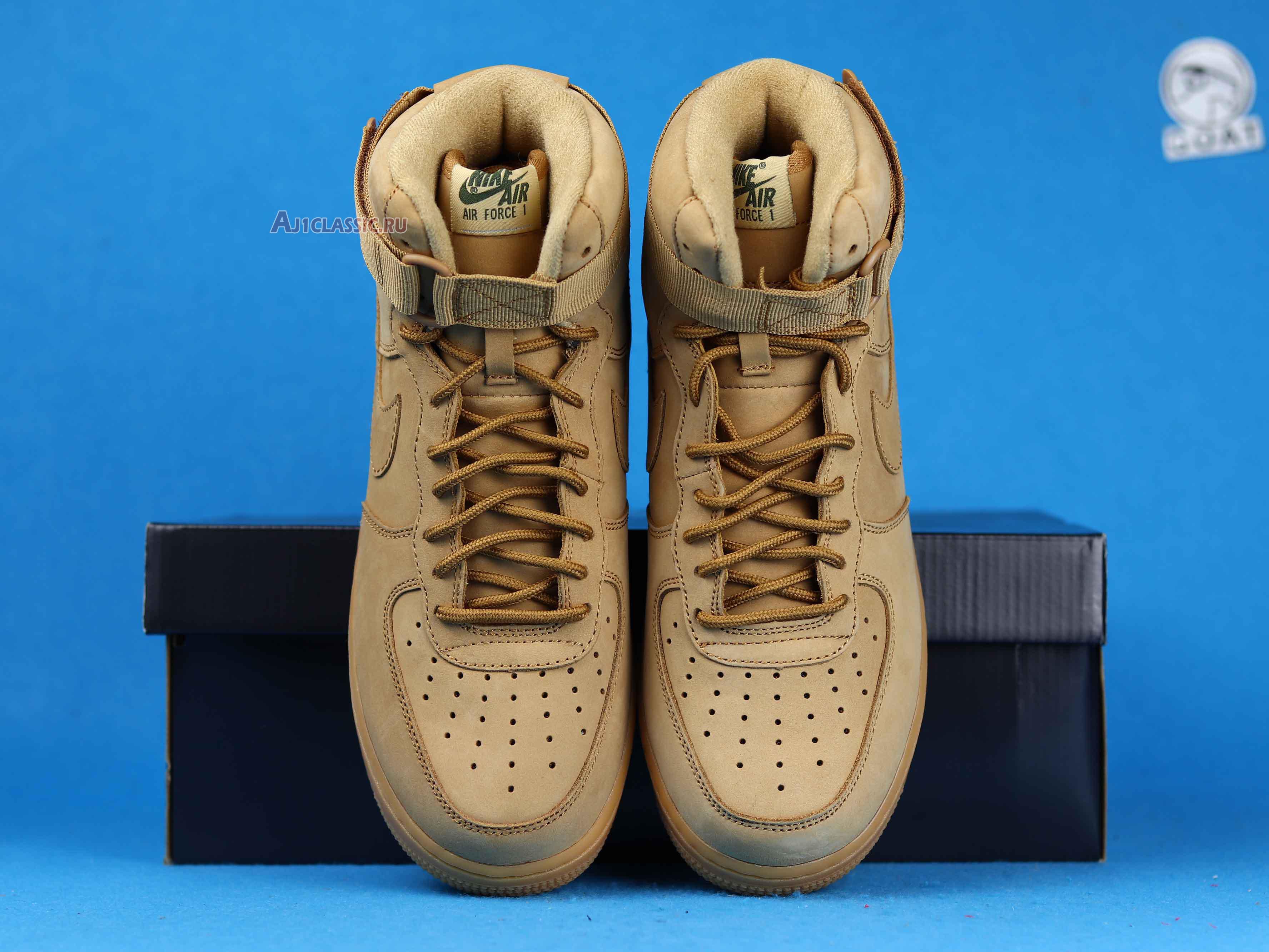 New Nike Air Force 1 High 07 LV8 WB "Flax" 882096-200 Shoes