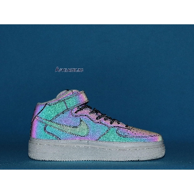 Nike Air Force 1 High 07 Demon Chameleon AT1118-600 Black/Purple/Green Mens Womens Shoes