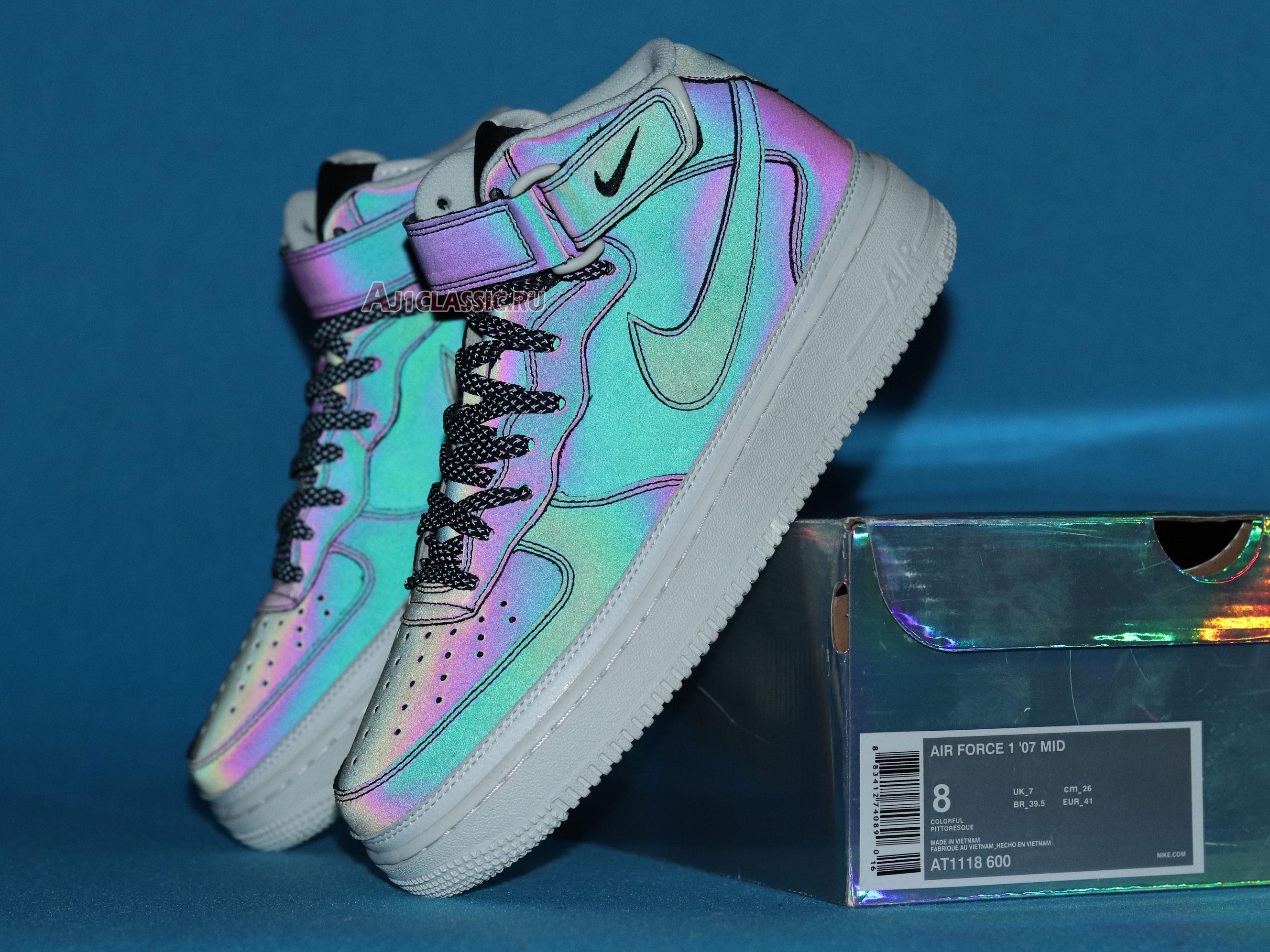 New Nike Air Force 1 High 07 Demon "Chameleon" AT1118-600 Shoes