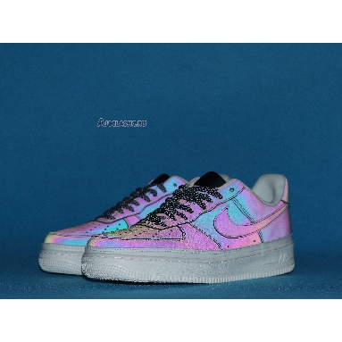 Nike Air Force 1 Low 07 Demon Chameleon AT4143-611 Black/Purple/Green Mens Womens Shoes