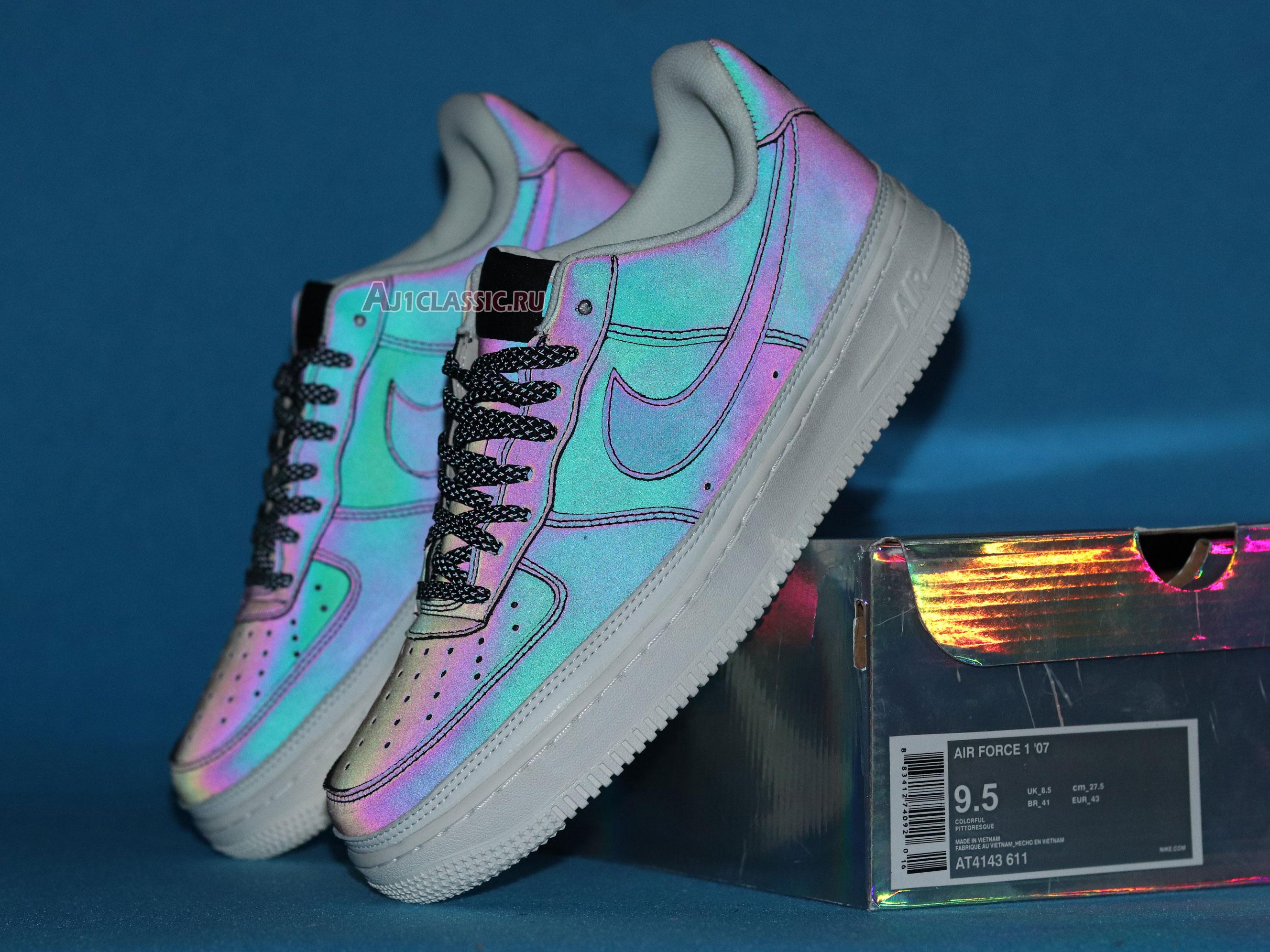 New Nike Air Force 1 Low 07 Demon "Chameleon" AT4143-611 Shoes