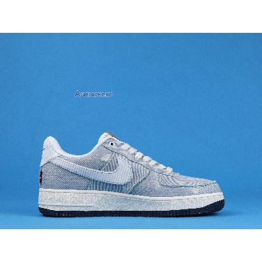 Levis Denim Blue X Nike Air Force 1 Low Nike By You CI5766-994 Denim Blue/White/Black Sneakers