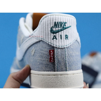 Levis Denim Blue X Nike Air Force 1 Low Nike By You CI5766-994 Denim Blue/White/Black Sneakers