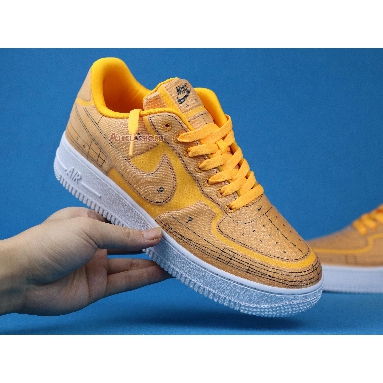 Nike Wmns Air Force 1 07 Low LX Laser Orange CI3445-800 Laser Orange/Summit White/Summit White Mens Womens Shoes