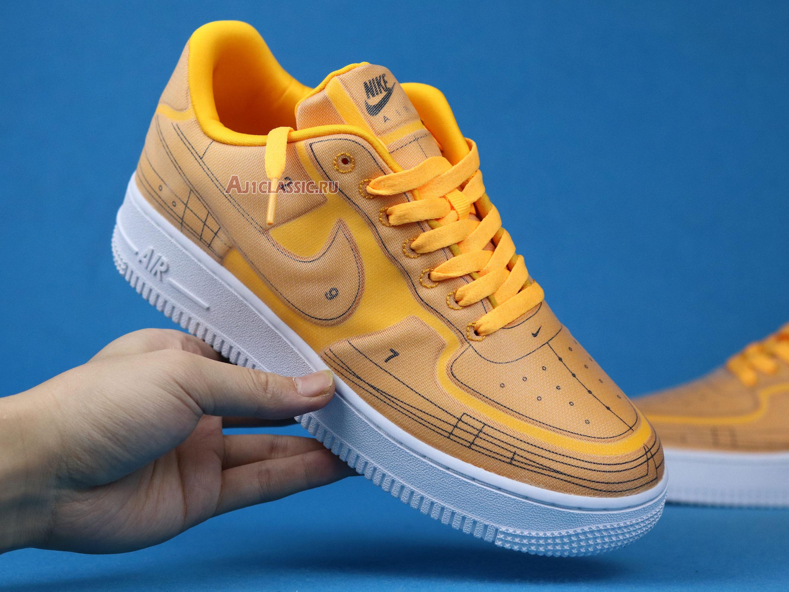 New Nike Wmns Air Force 1 07 Low LX "Laser Orange" CI3445-800 Shoes