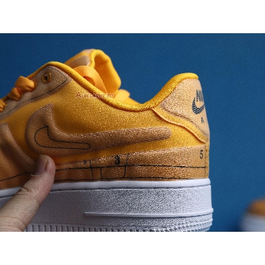 Nike Wmns Air Force 1 07 Low LX Laser Orange CI3445-800 Laser Orange/Summit White/Summit White Mens Womens Shoes