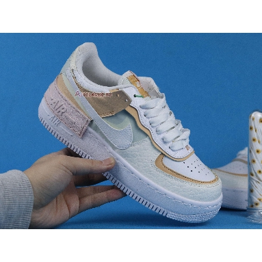 Nike Wmns Air Force 1 Low Shadow SE Spruce Aura CK3172-002 Spruce Aura/Sail/Black/White Mens Womens Shoes