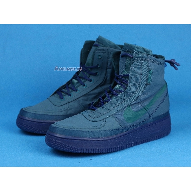 Nike Air Force 1 High Wmns Shell Turqouise BQ6096-300 Midnight Turquoise/Green Sneakers