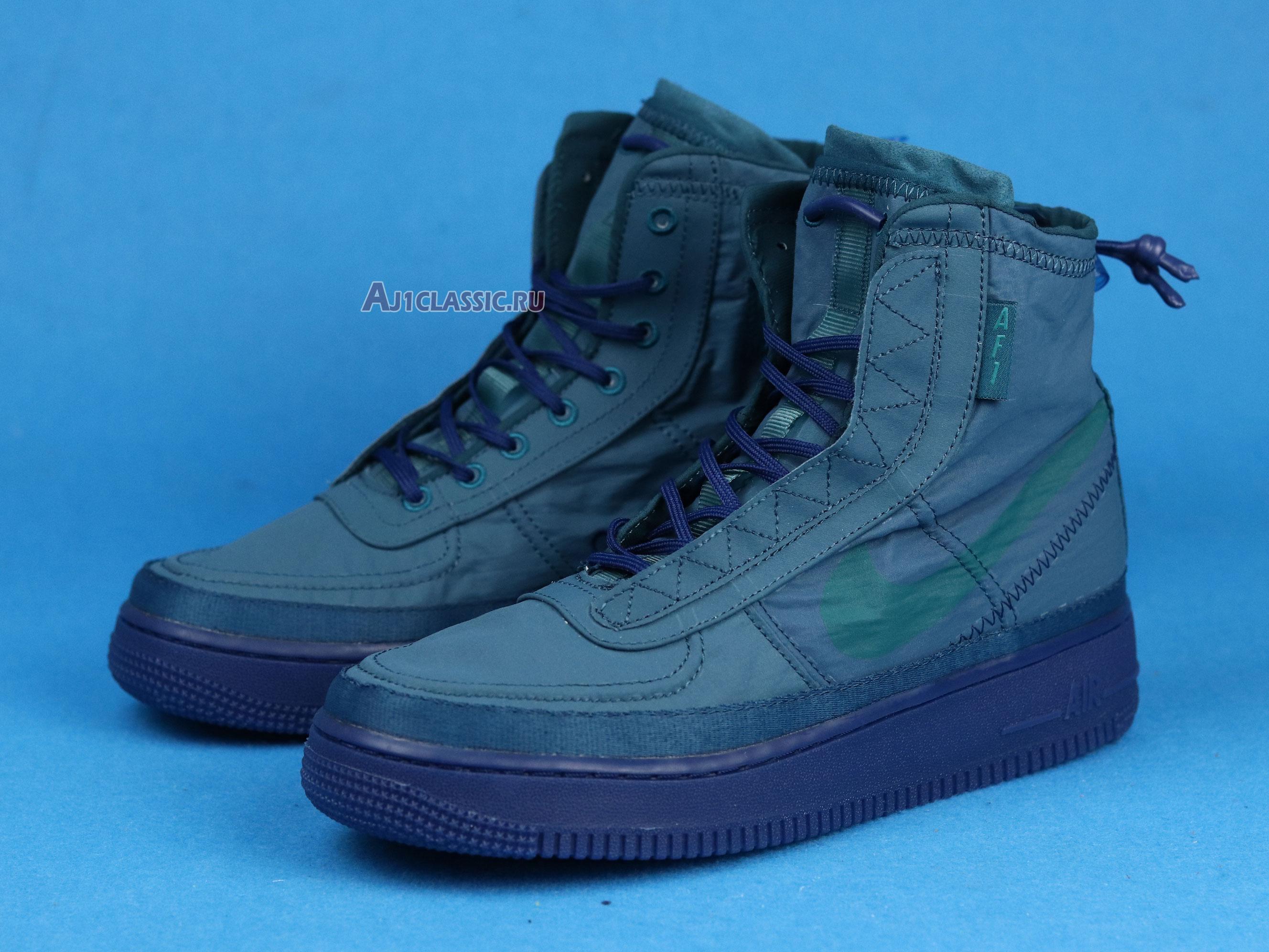 New Nike Air Force 1 High Wmns Shell "Turqouise" BQ6096-300 Shoes