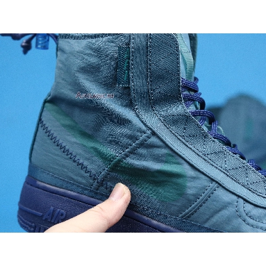 Nike Air Force 1 High Wmns Shell Turqouise BQ6096-300 Midnight Turquoise/Green Mens Womens Shoes