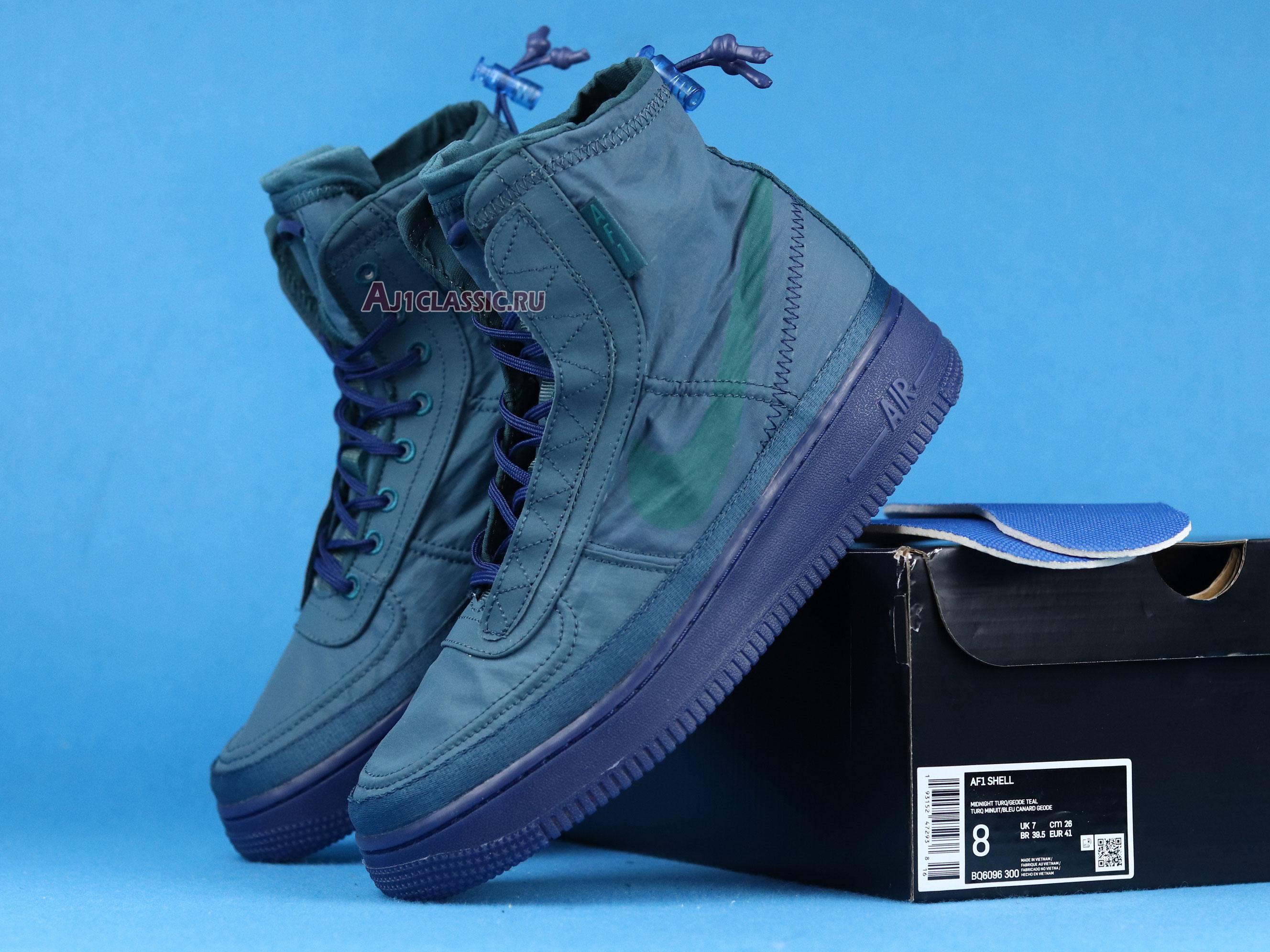 New Nike Air Force 1 High Wmns Shell "Turqouise" BQ6096-300 Shoes