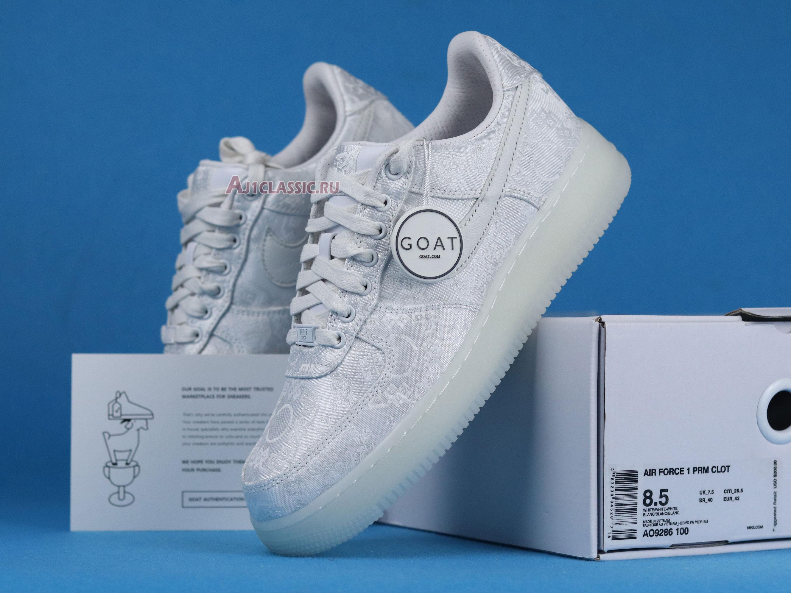 New CLOT x Nike Air Force 1 Low Premium "CLOT" AO9286-100 Shoes