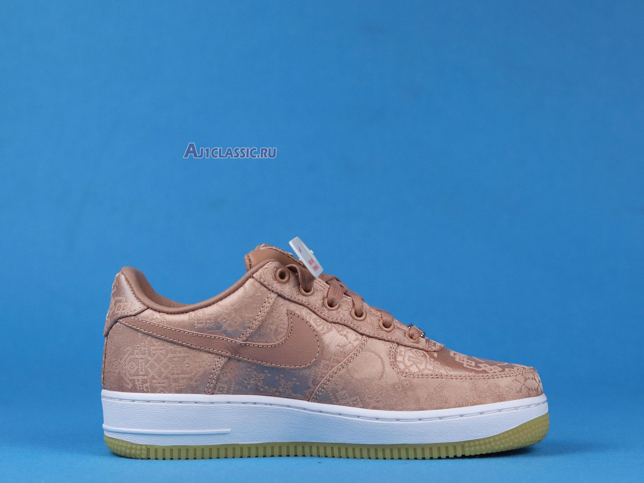 CLOT x Nike Air Force 1 Low Premium "Rose Gold Silk" CJ5290-600-02