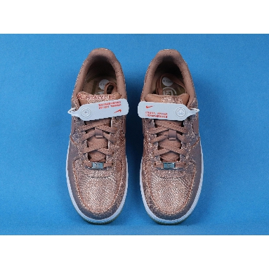 CLOT x Nike Air Force 1 Low Premium Rose Gold Silk CJ5290-600-02 Rose Gold/White/Gum Light Brown Sneakers