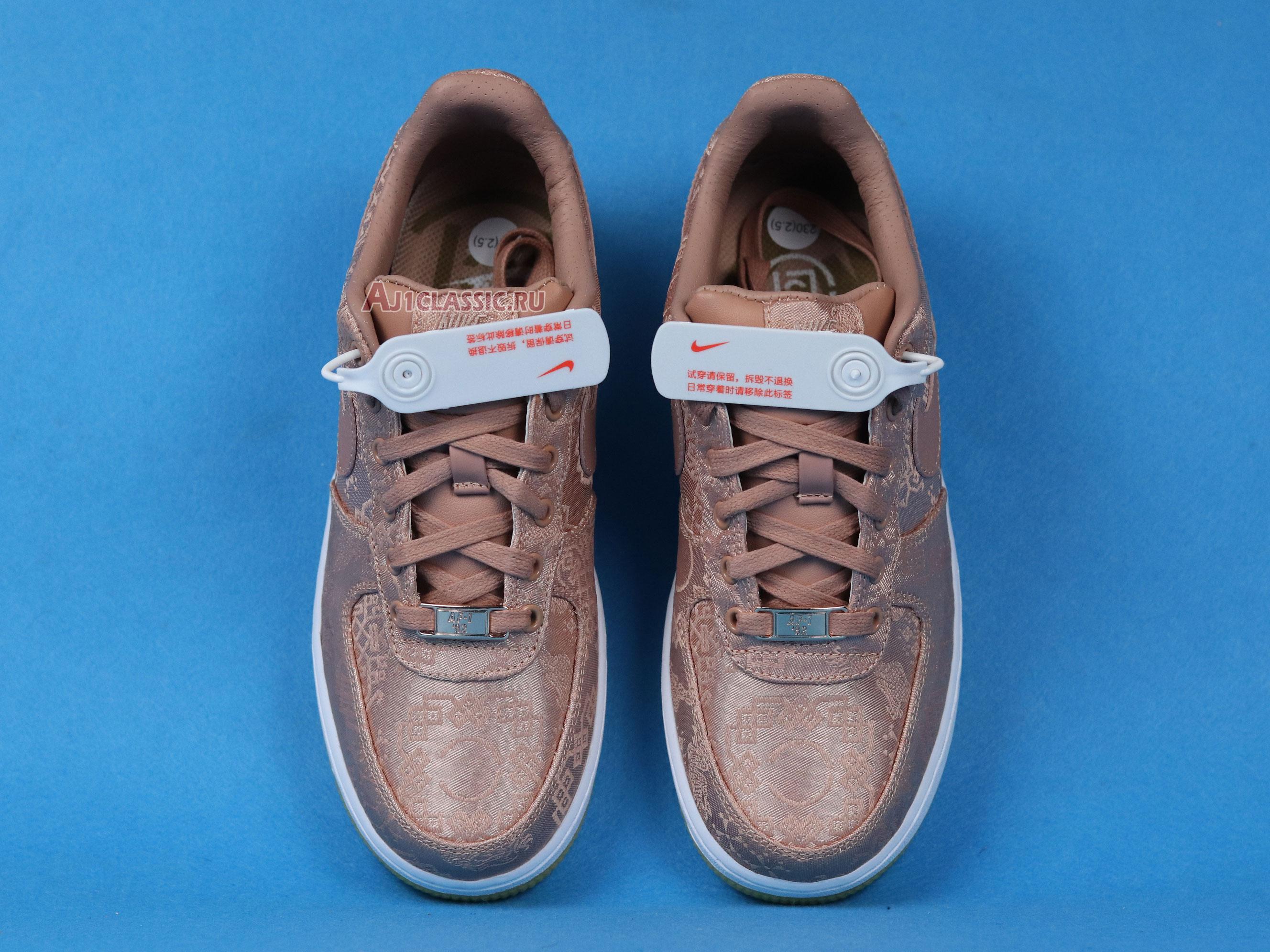 CLOT x Nike Air Force 1 Low Premium "Rose Gold Silk" CJ5290-600-02