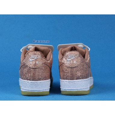 CLOT x Nike Air Force 1 Low Premium Rose Gold Silk CJ5290-600-02 Rose Gold/White/Gum Light Brown Sneakers