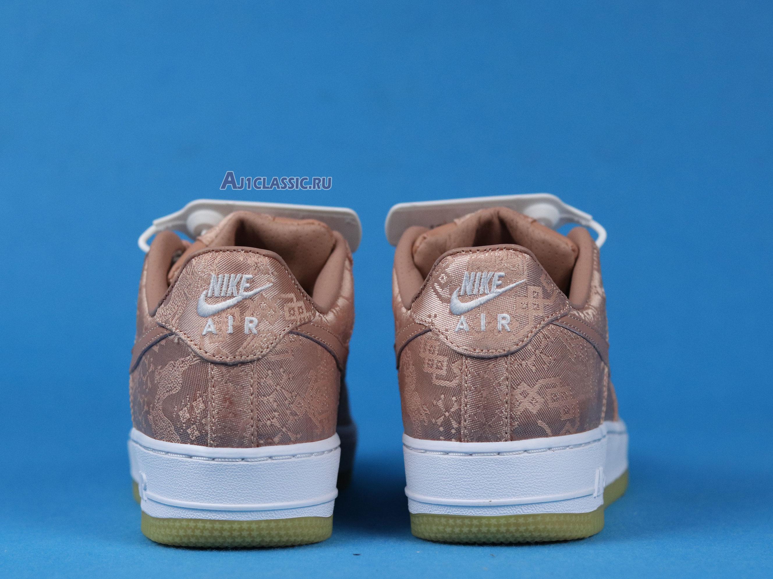 CLOT x Nike Air Force 1 Low Premium "Rose Gold Silk" CJ5290-600-02