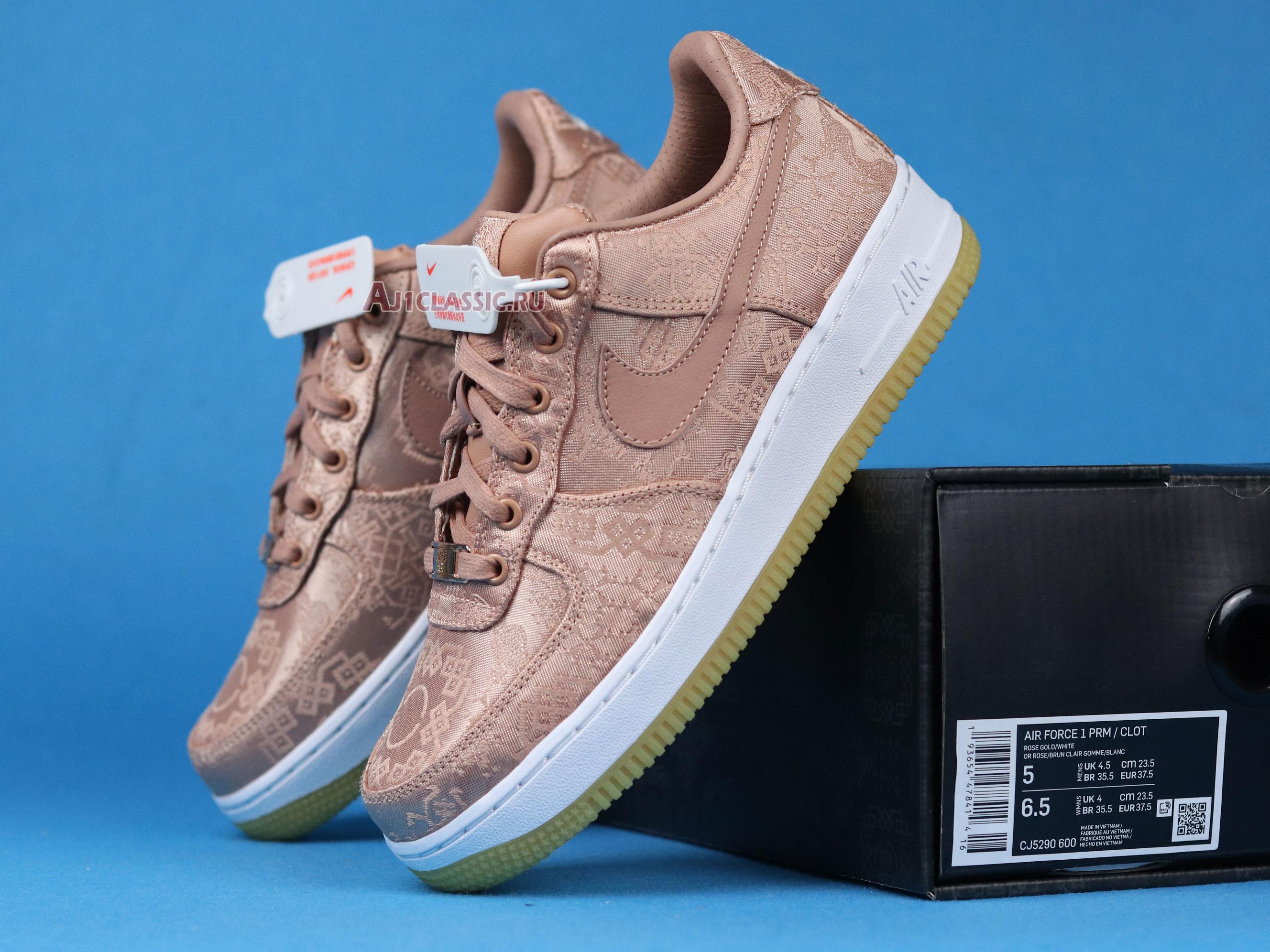 CLOT x Nike Air Force 1 Low Premium "Rose Gold Silk" CJ5290-600-02