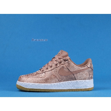 CLOT x Air Force 1 Low Premium Rose Gold Silk Special Box CJ5290-600 Rose Gold/White/Gum Light Brown Sneakers