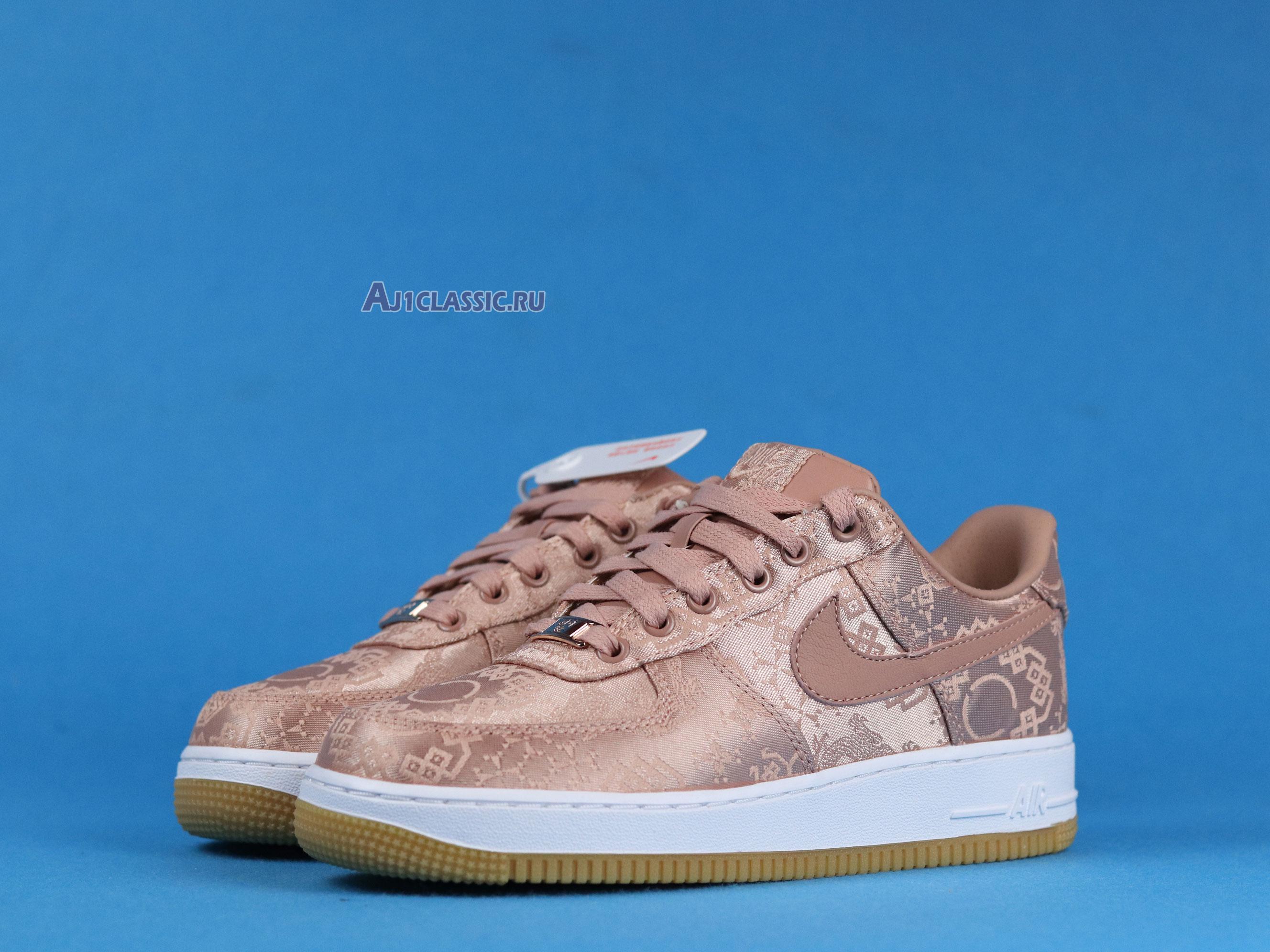 CLOT x Air Force 1 Low Premium "Rose Gold Silk" Special Box CJ5290-600