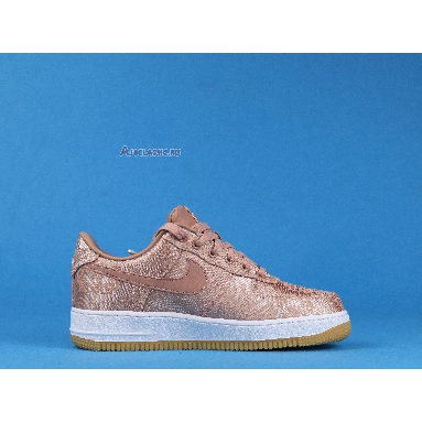 CLOT x Air Force 1 Low Premium Rose Gold Silk Special Box CJ5290-600 Rose Gold/White/Gum Light Brown Sneakers