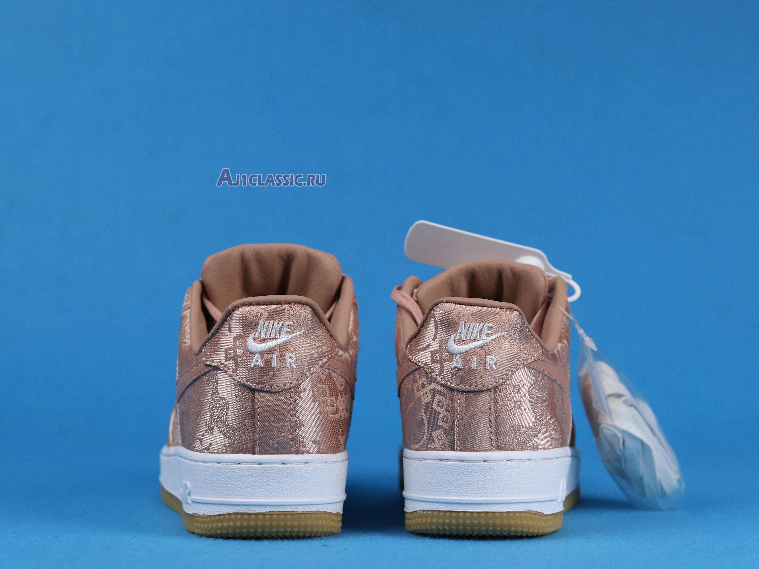 CLOT x Air Force 1 Low Premium "Rose Gold Silk" Special Box CJ5290-600