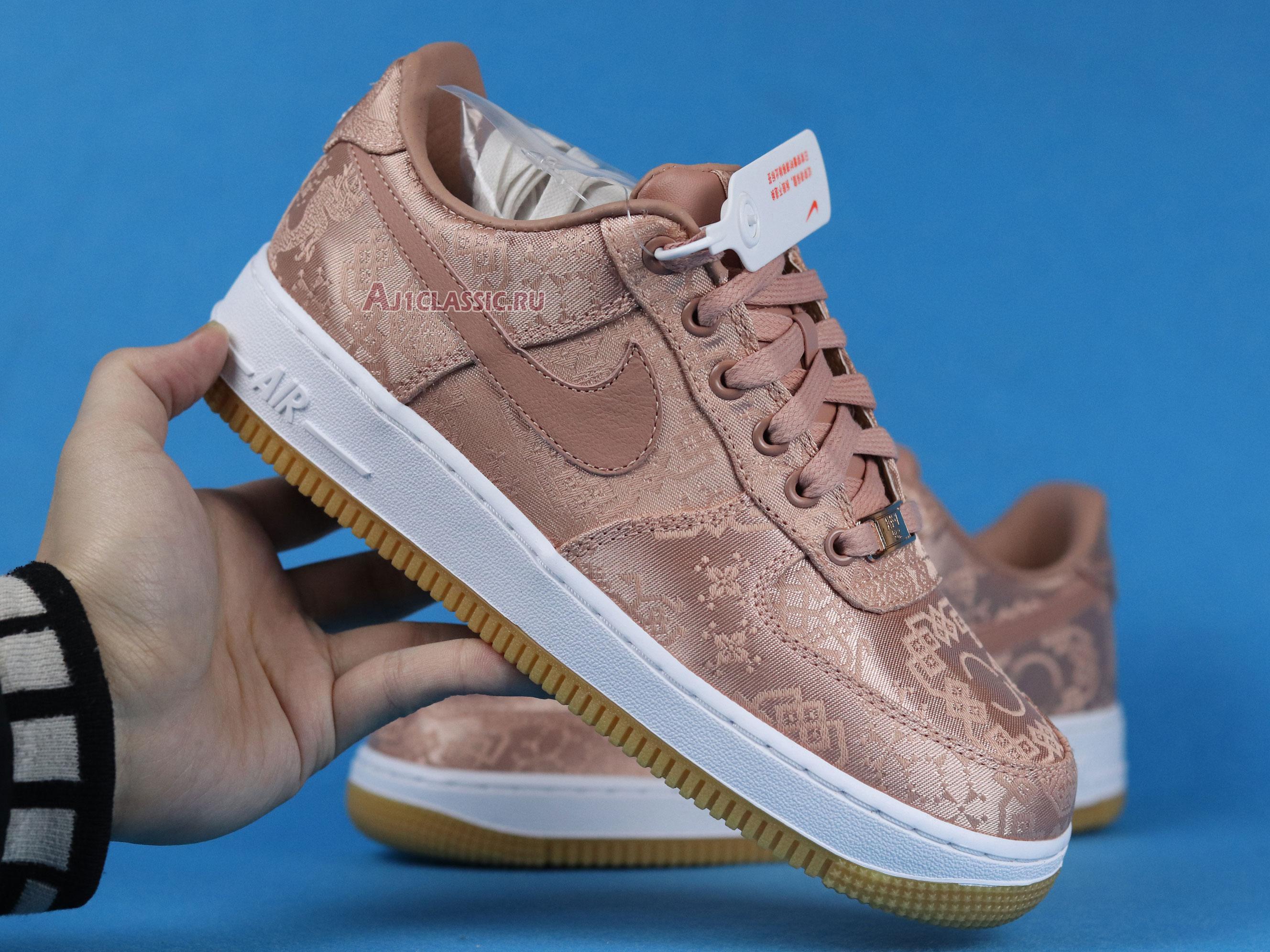 CLOT x Air Force 1 Low Premium "Rose Gold Silk" Special Box CJ5290-600