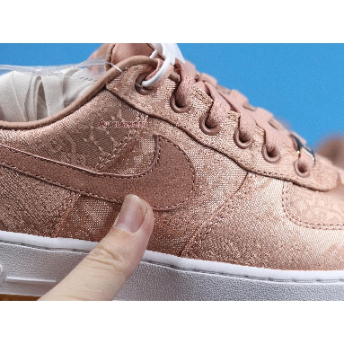 CLOT x Air Force 1 Low Premium Rose Gold Silk Special Box CJ5290-600 Rose Gold/White/Gum Light Brown Sneakers