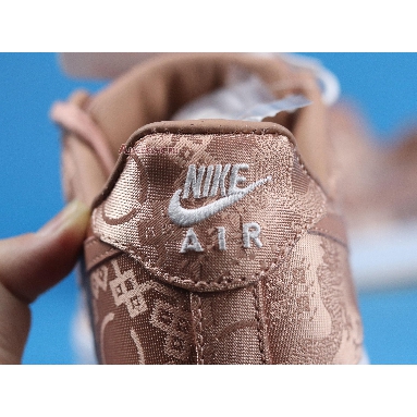 CLOT x Air Force 1 Low Premium Rose Gold Silk Special Box CJ5290-600 Rose Gold/White/Gum Light Brown Sneakers